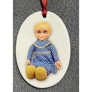 Mrs. Beasley Ornament Heirloom Christmas Ashton Drake 3" Ceramic